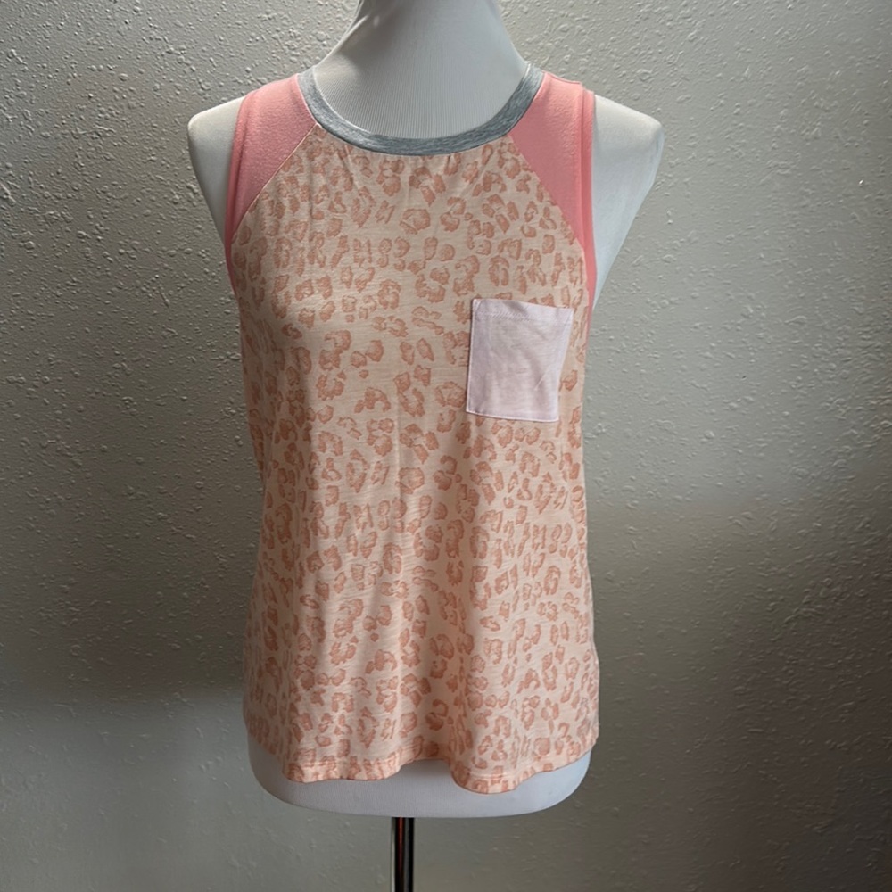 American Eagle Leopard Print Tank Top